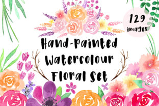 Download Hand Painted Watercolor Floral Set - Premium Resources