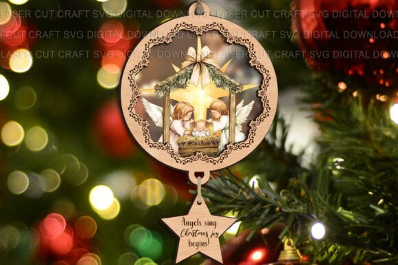 Download Nativity Christmas Frame Svg for Acrylic - Frame Collection