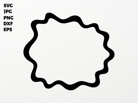 Download Organic Blob Frame SVG for Cricut - Frame Collection
