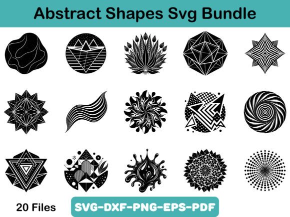Download Abstract Shapes Svg Bundle - Abstract shapes svg Collection
