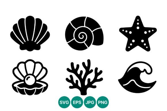 Download Ocean Shell Starfish Pearl Coral Wave - Wave Collection