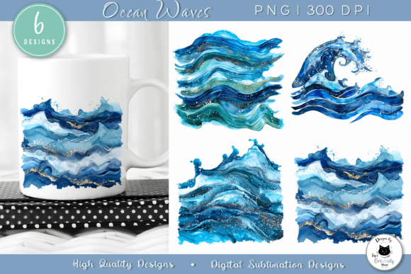 Download Ocean Wave Clipart | Summer Sublimation - Wave Collection