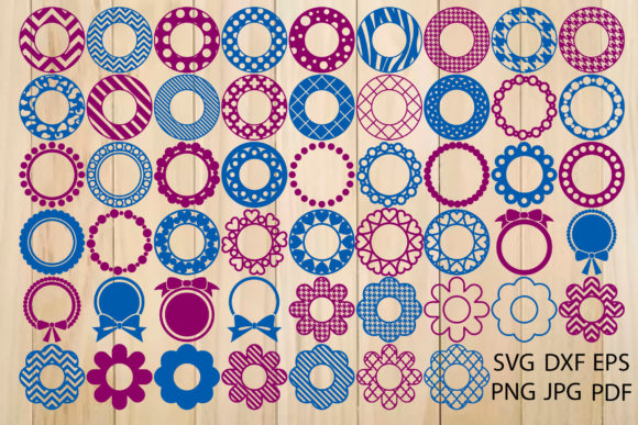 Download 52 Monogram Frames Svg, Round Border Svg - Frame Collection
