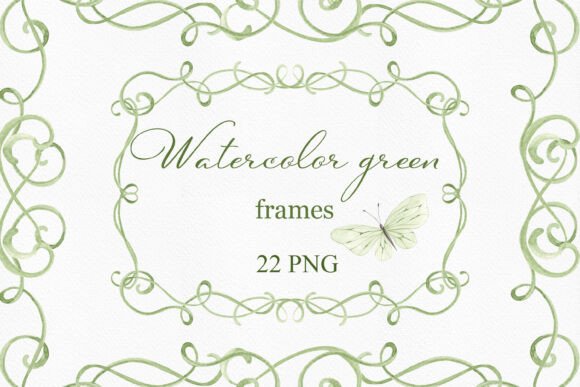 Download Green Ribbon Wedding Frame Clipart - Frame Collection