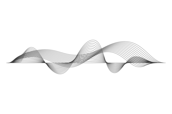 Download Audio Wave. Black Line Amplitude Smooth - Wave Collection