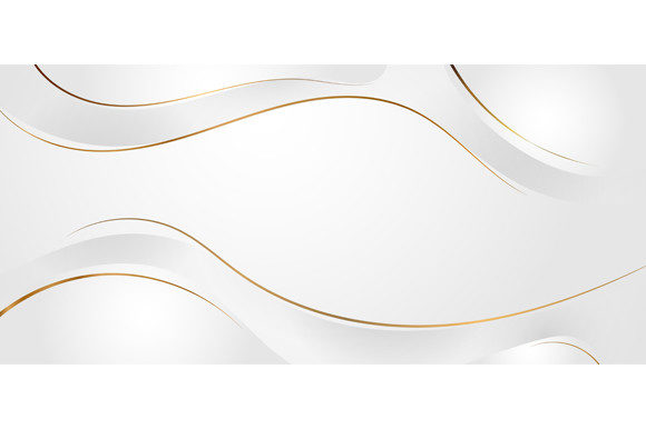 Download Abstract White Dynamic Waves Gold Line - Wave Collection