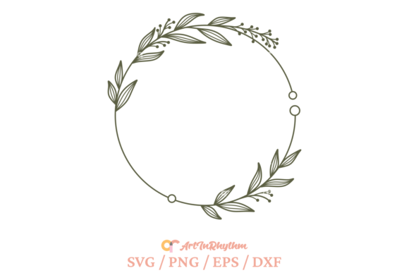 Download Floral Wreath Svg, Circle Frame Svg - Frame Collection