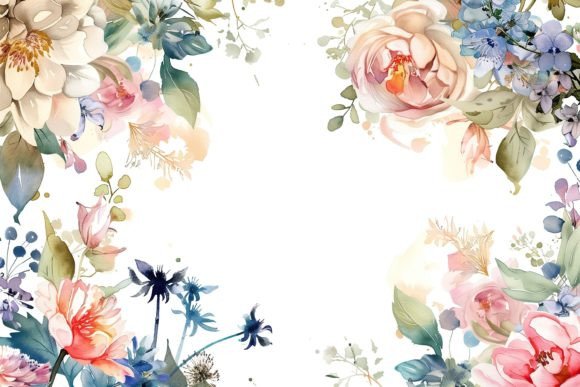 Download Watercolor Wedding Frame - Frame Collection