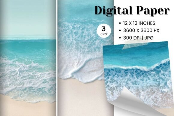 Download Wave Sea Beach Background Wallpaper_46 - Wave Collection