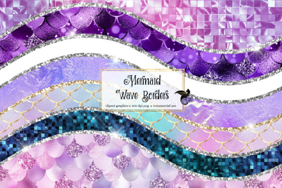 Download Mermaid Wave Borders - Wave Collection